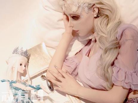 网红芭比娃娃的公主裙子